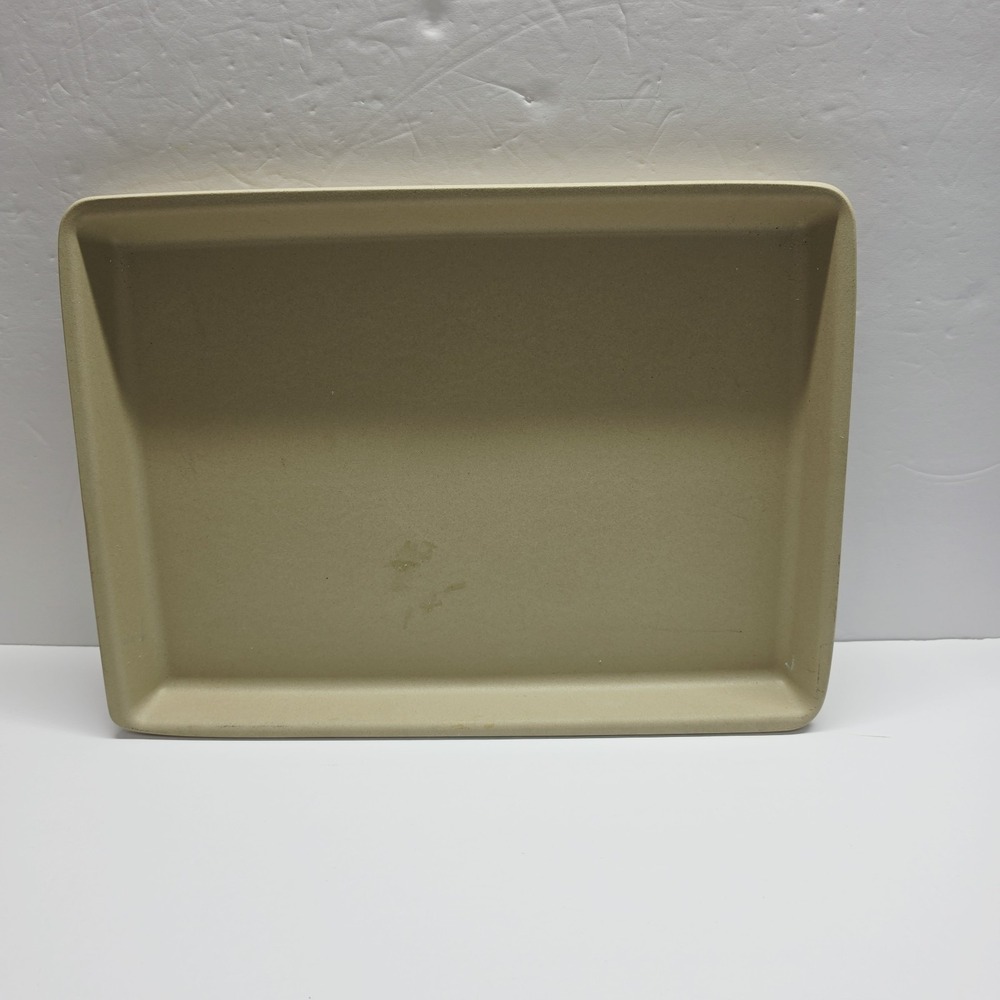 Pampered Chef Large Stone Bar Pan 11x16 Cookie Sheet Stoneware EUC